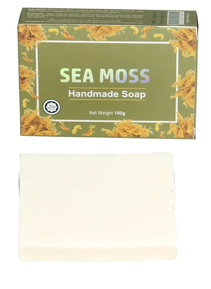 Sea moss hand made soap