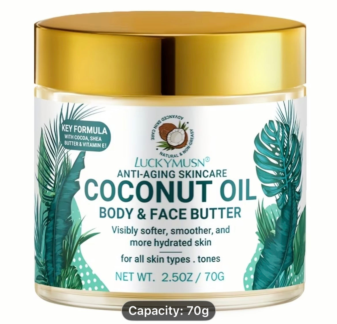 Coconut body and face butter