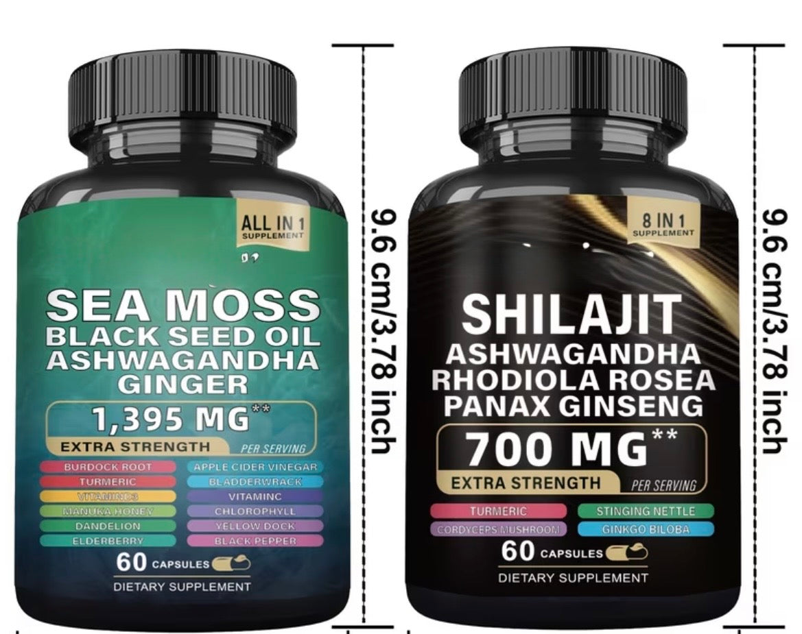 (2)Sea moss/shilajit 1+1