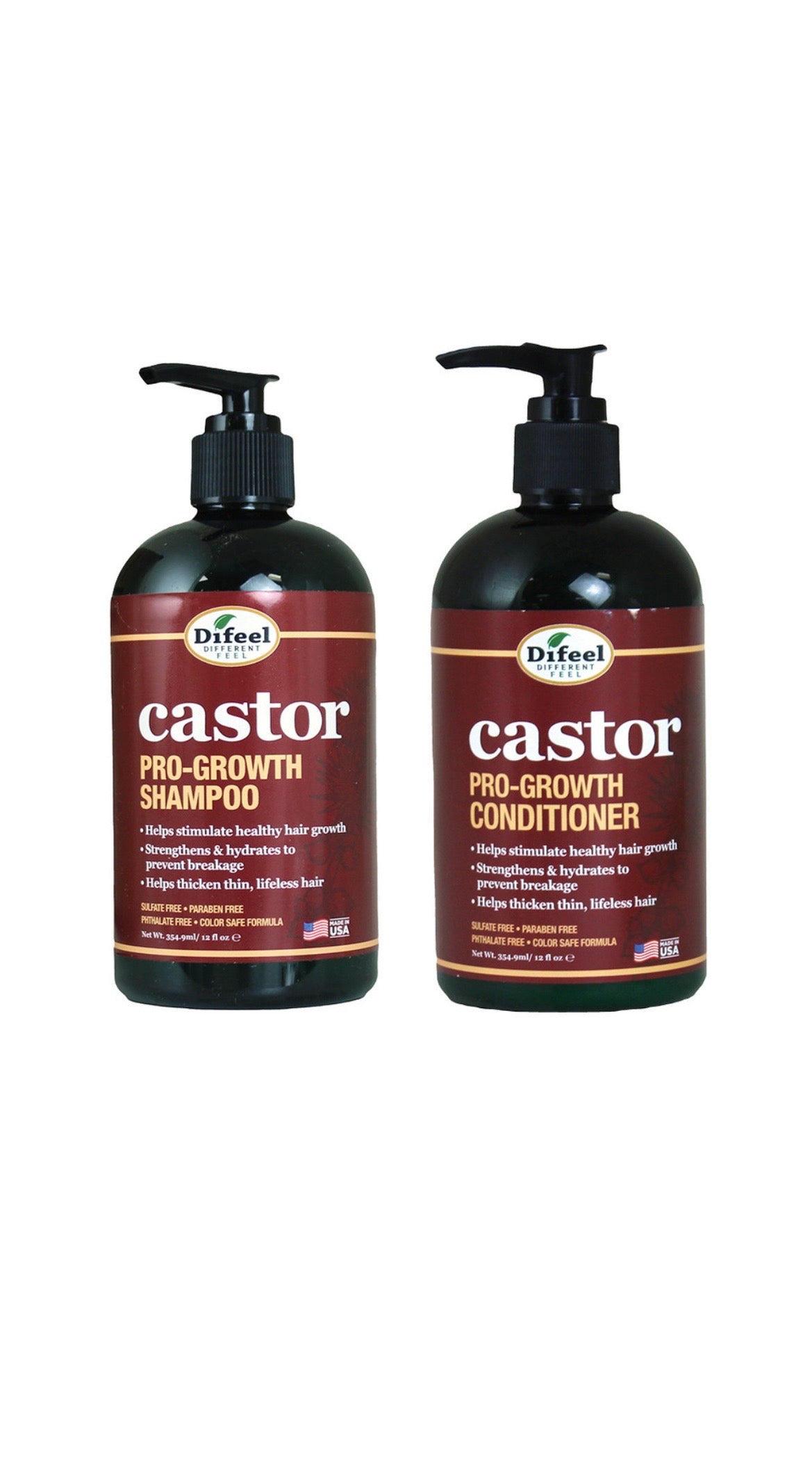 Pro- growth shampoo and conditioner